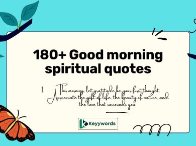 Good morning spiritual quotes