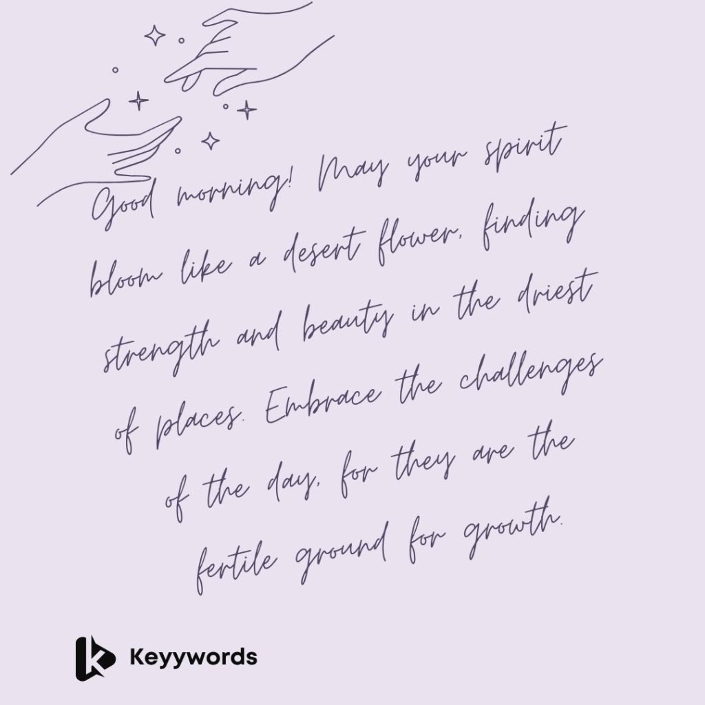 Good morning spiritual quotes about growth 