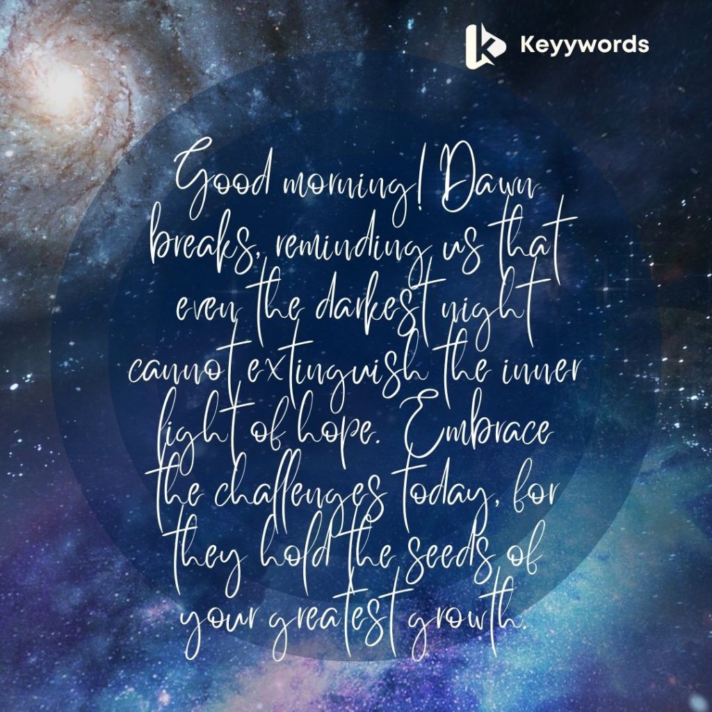 Good morning spiritual quotes for challenges
