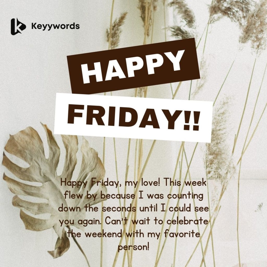 Happy Friday Love You Messages