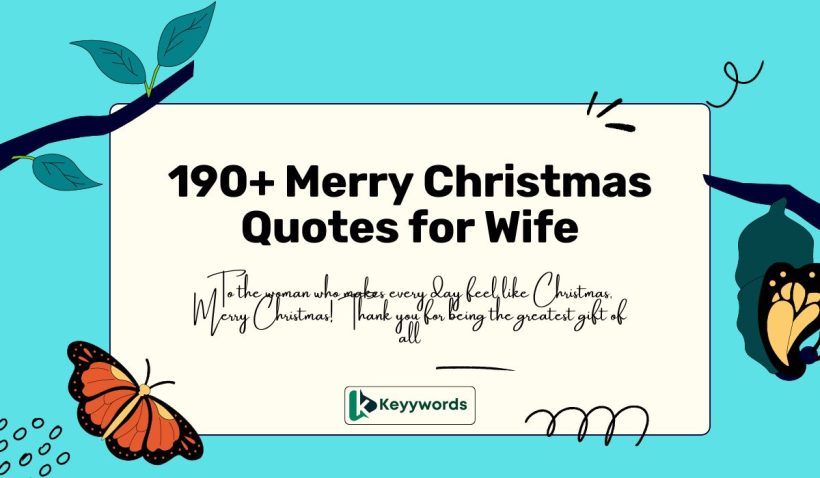 Merry Christmas Quotes for Wife