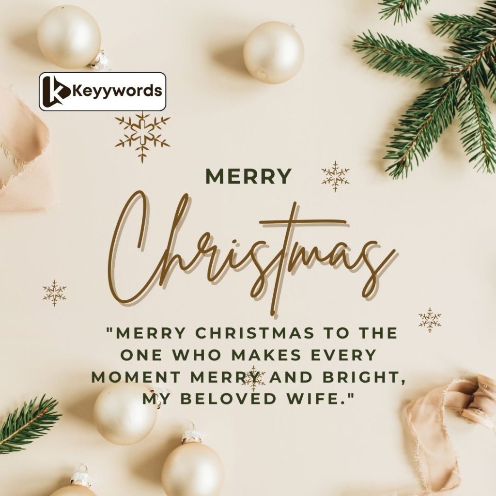 Merry Christmas Quotes for My Wife on Vacation