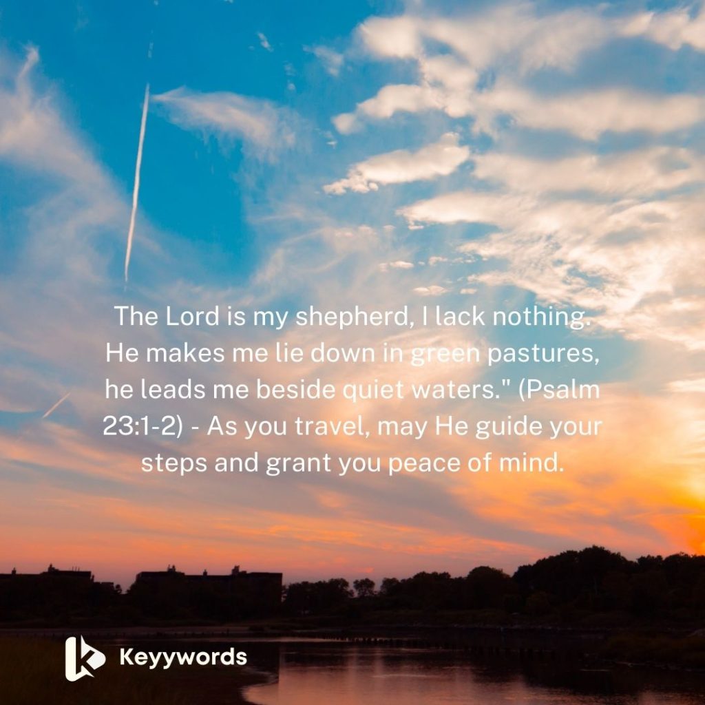 Safe Travel Christian Quotes