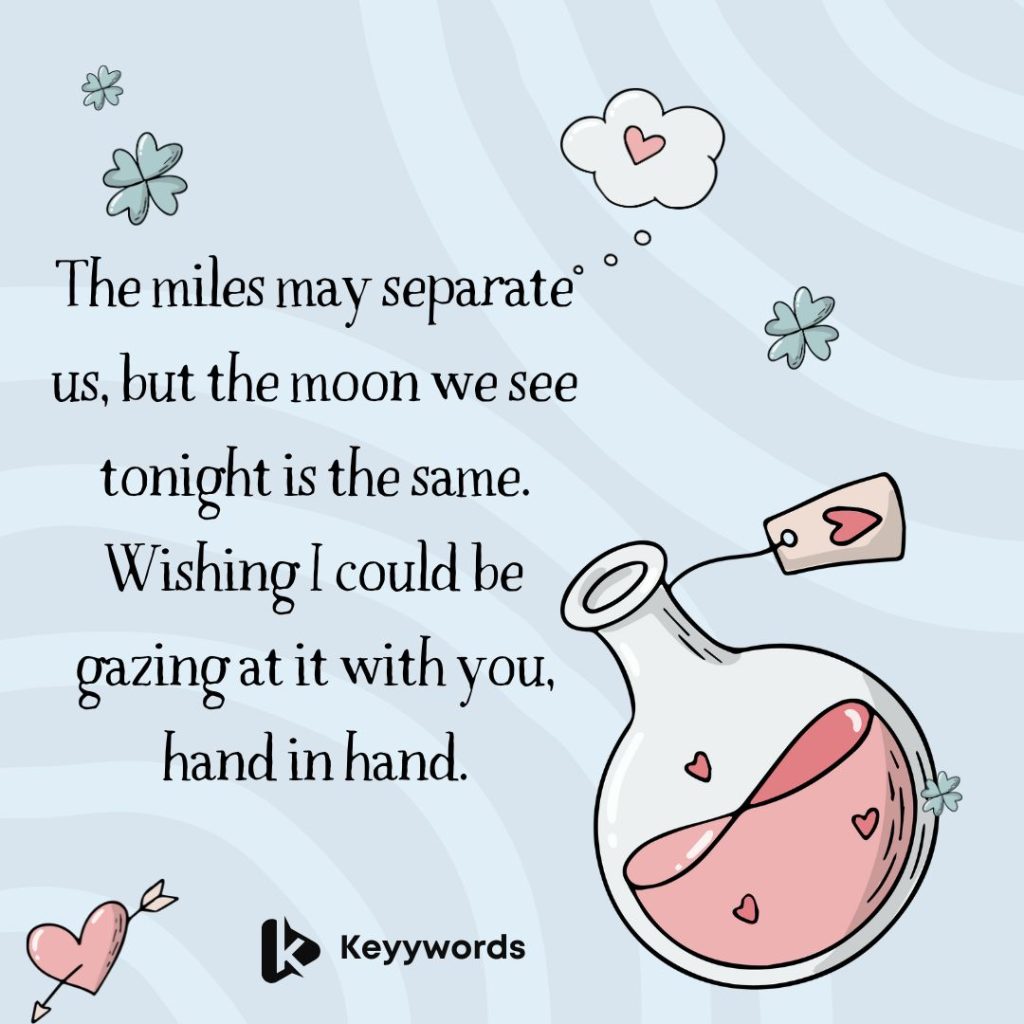 Sweet love messages for him long distance