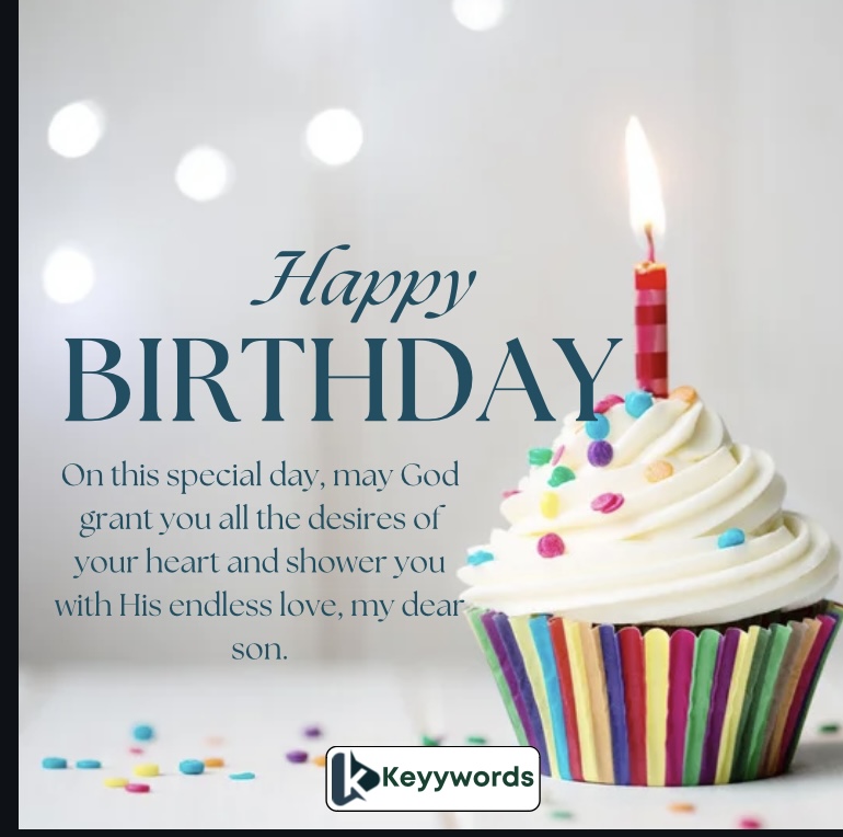 Religious Birthday Greetings for Son