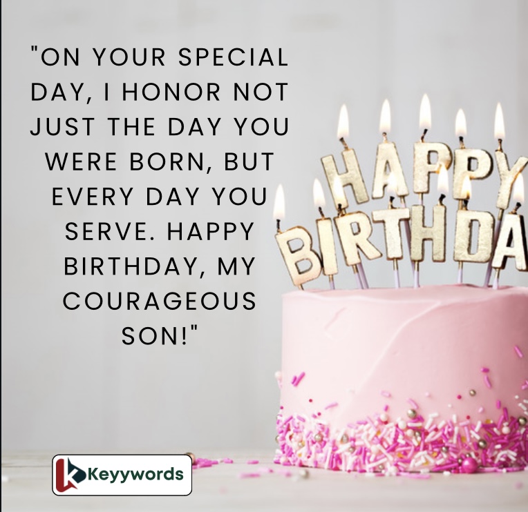 Happy Birthday Greetings to My Son in the Army