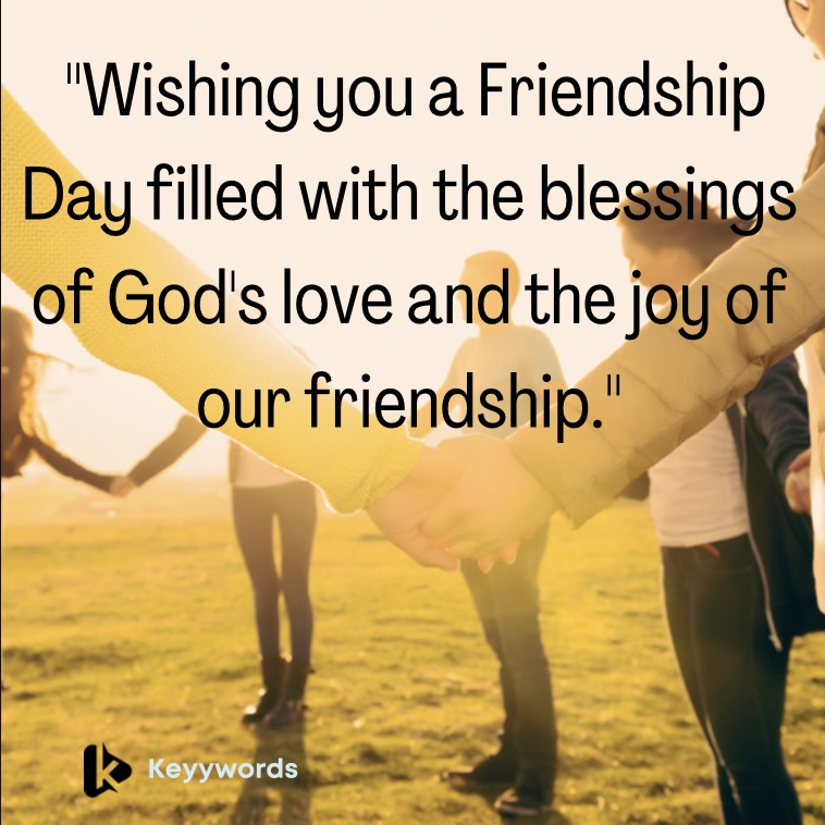 Religious Friendship Day message for a female friend
