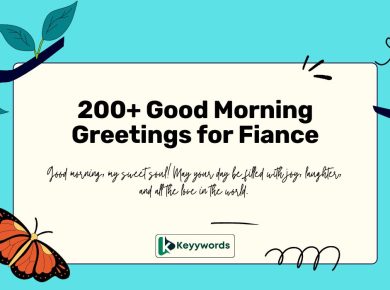 Good Morning Greetings for Fiance