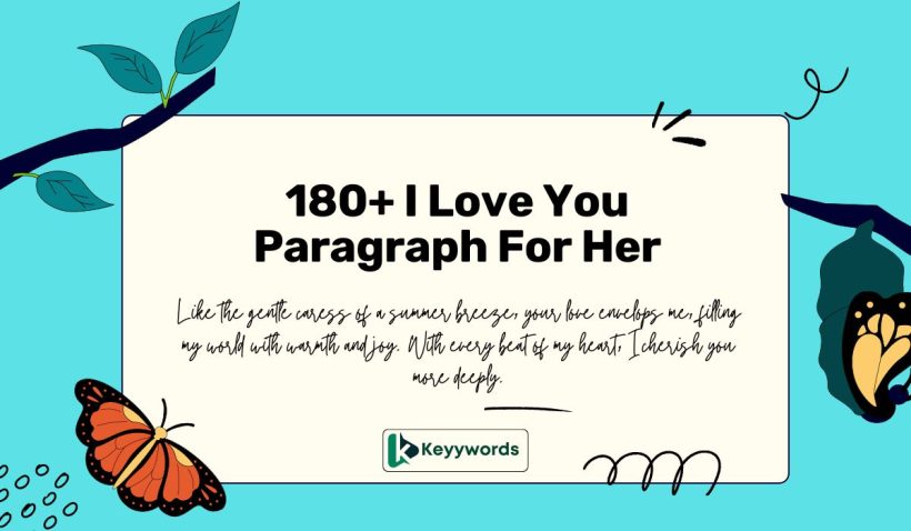 I Love You Paragraph For Her