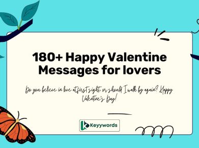 Happy Valentine Messages for lovers