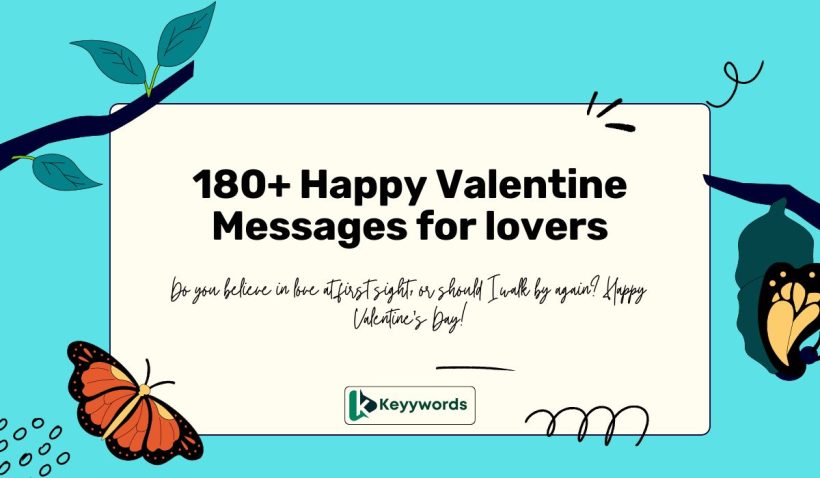 Happy Valentine Messages for lovers