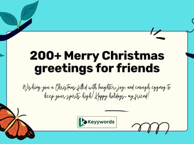 Merry Christmas greetings for friends