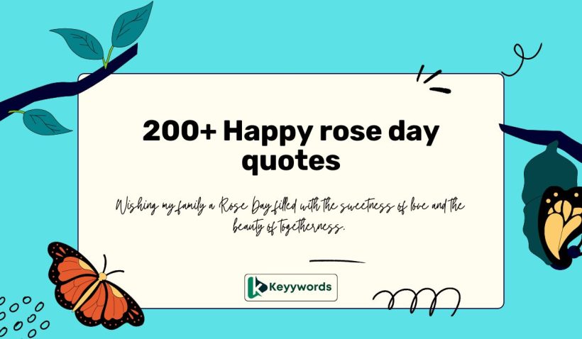 Happy rose day quotes