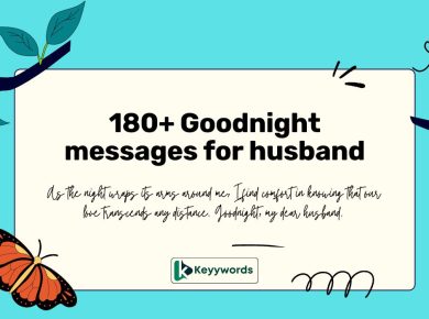 Goodnight messages for husband