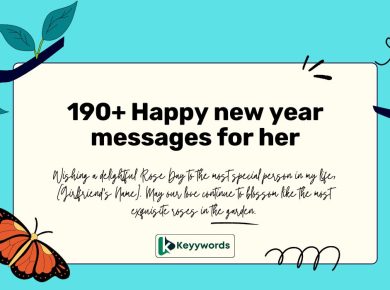 Happy new year messages for her