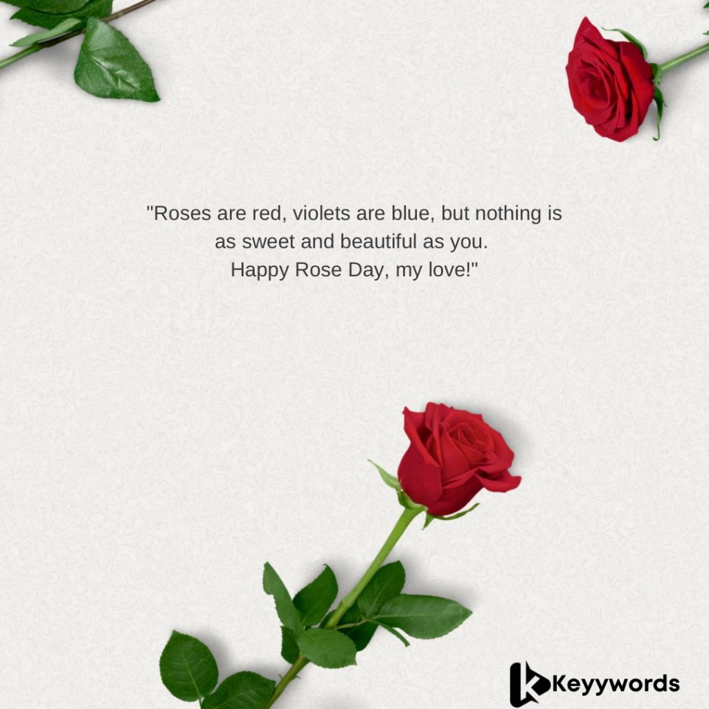 Happy Rose Day messages to my boyfriend