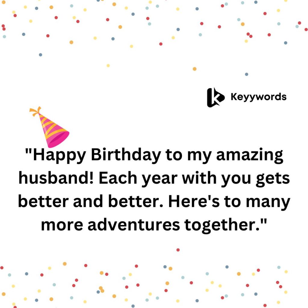 Happy Birthday Message for Husband