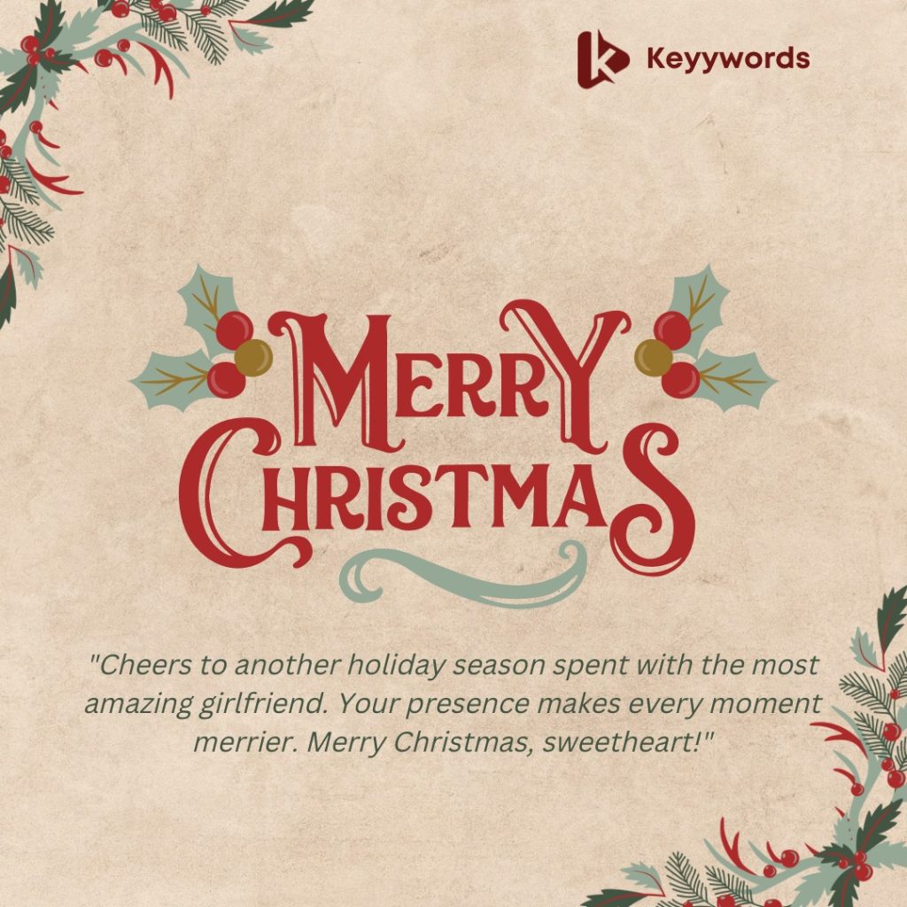 Merry Christmas Message for Your Girlfriend