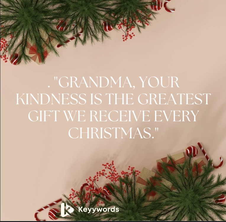 Merry Christmas Quotes for Grandma