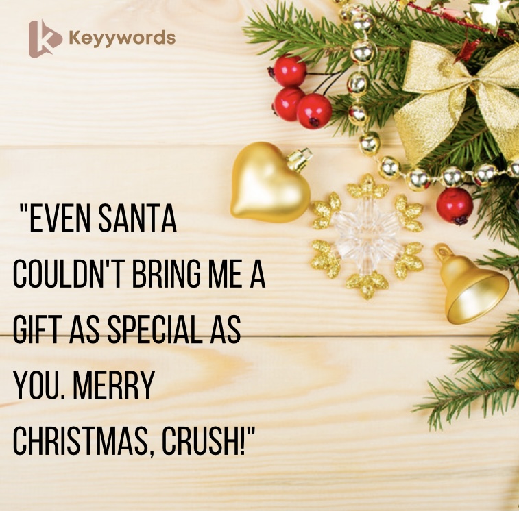 Cute Merry Christmas Messages for Crush