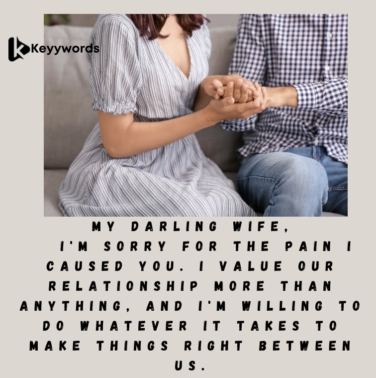 A Beautiful Apology Letter to a Wife After a Fight