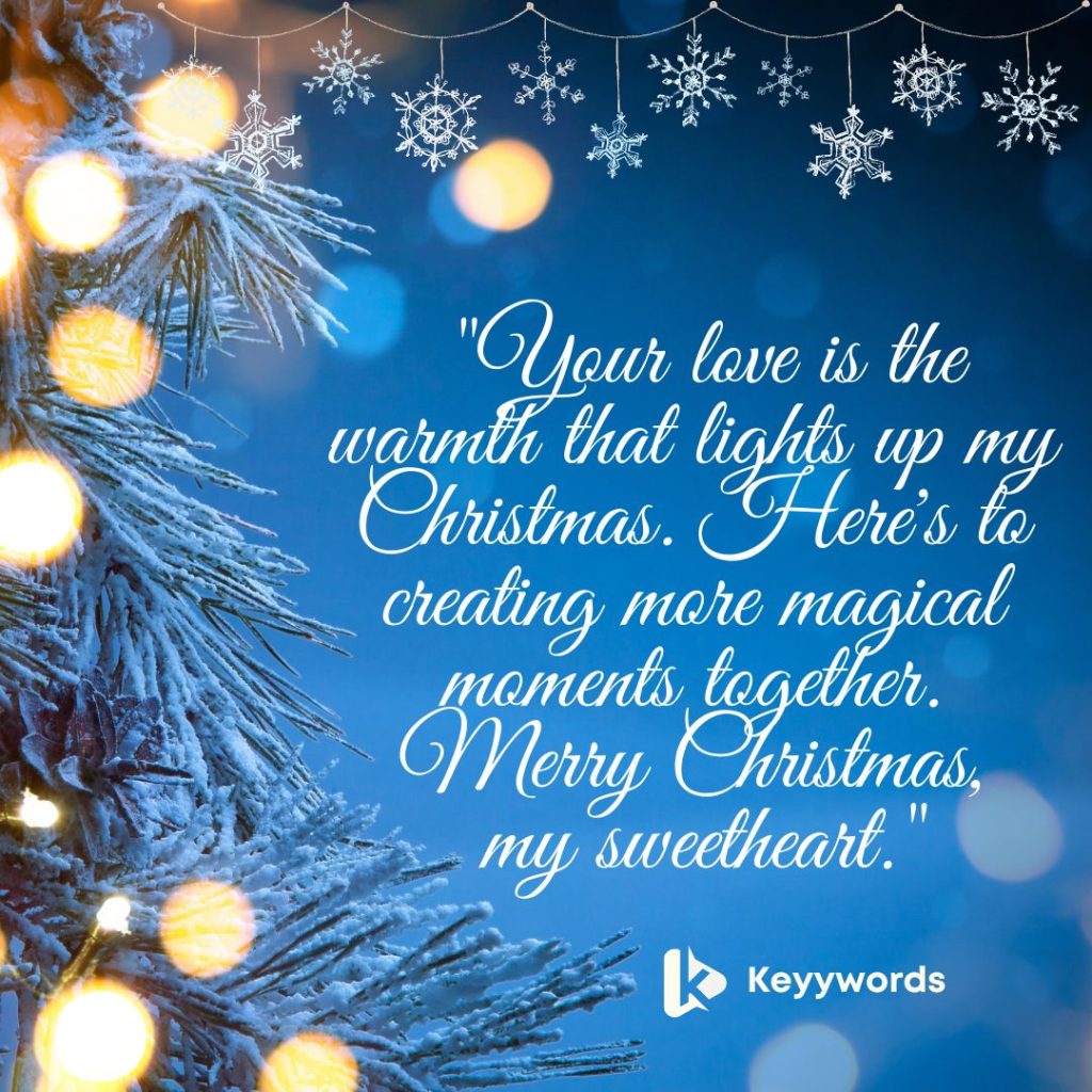 Sweet Merry Christmas Quotes for Your Girlfriend