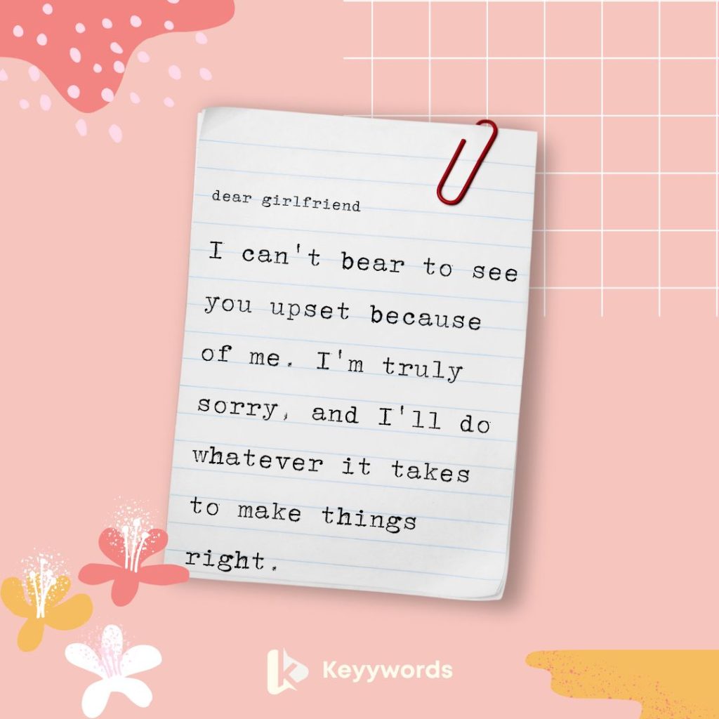 Long Heart Touching Sorry Messages for Girlfriend