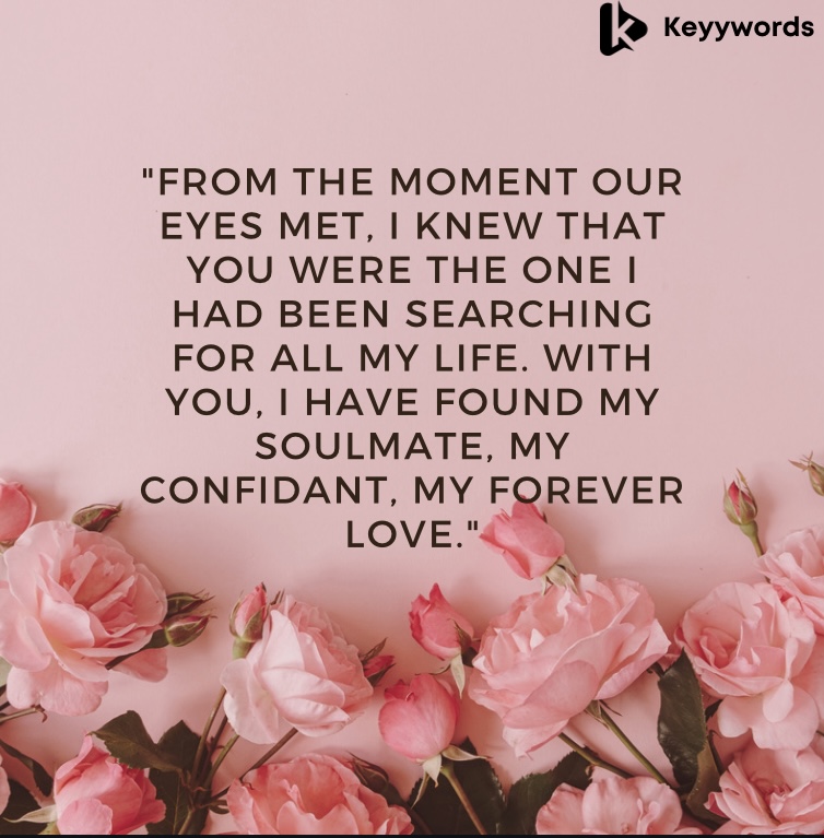 Romantic I love your paragraph for her.