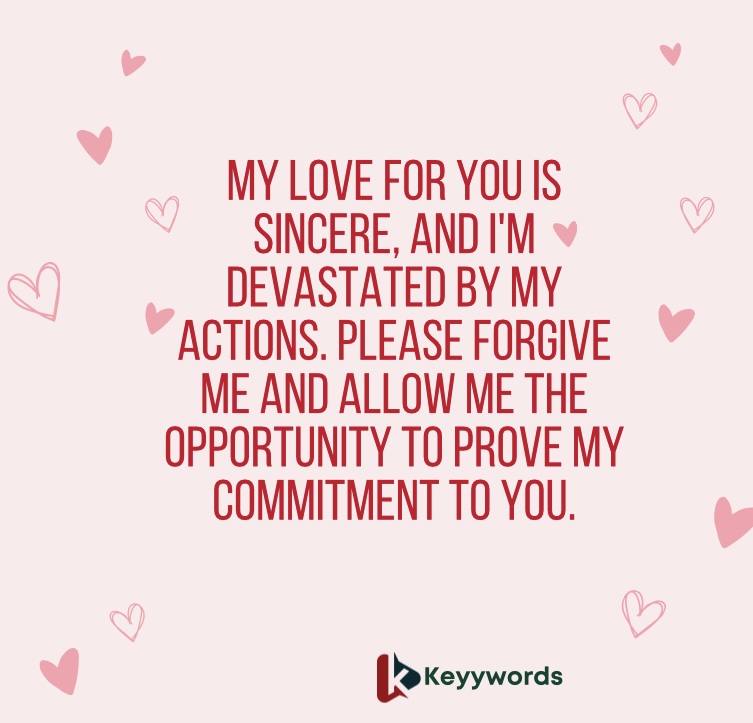 Heart-touching sorry messages to my boyfriend for cheating