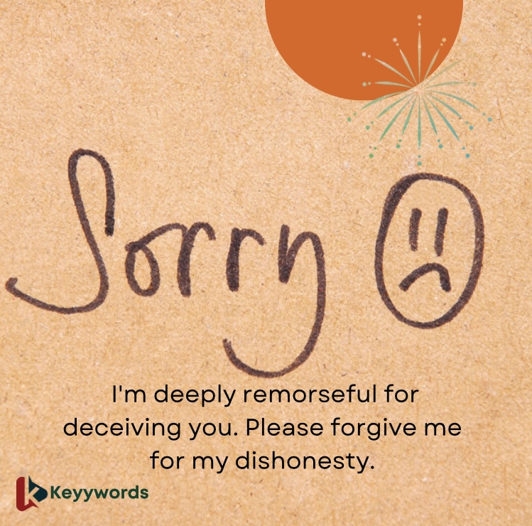 Painful Apology Letter to Boyfriend for Lying