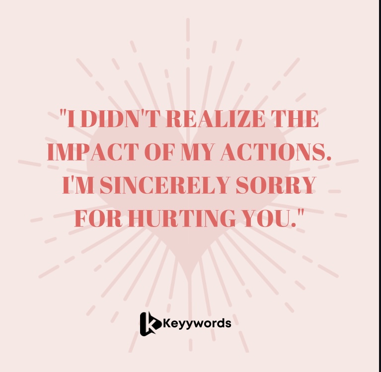 Sorry for Hurting You Messages for Fiancé