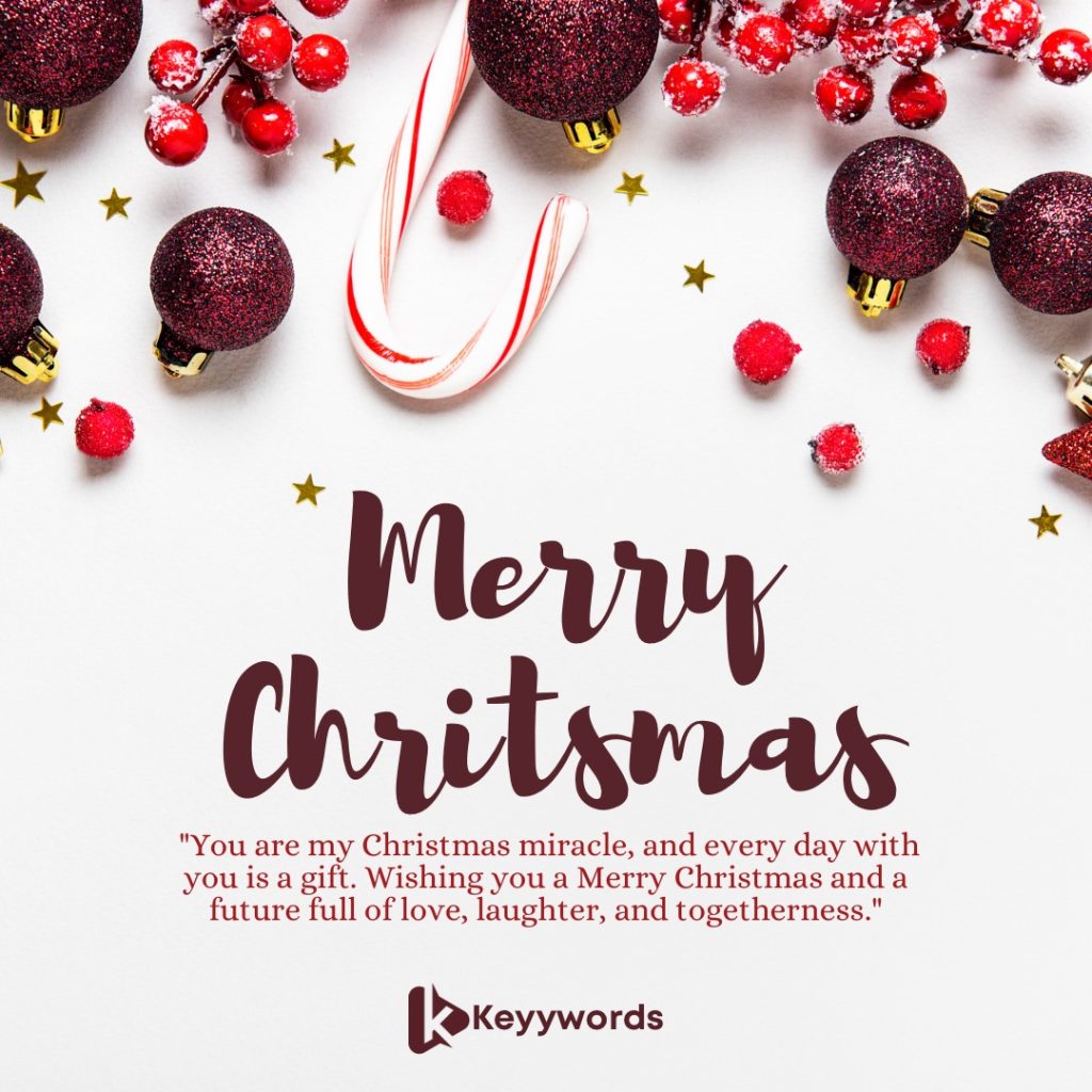 Merry Christmas messages for your fiancé