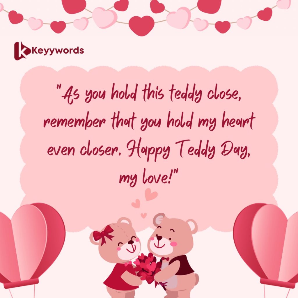 Teddy Day messages for the wife 