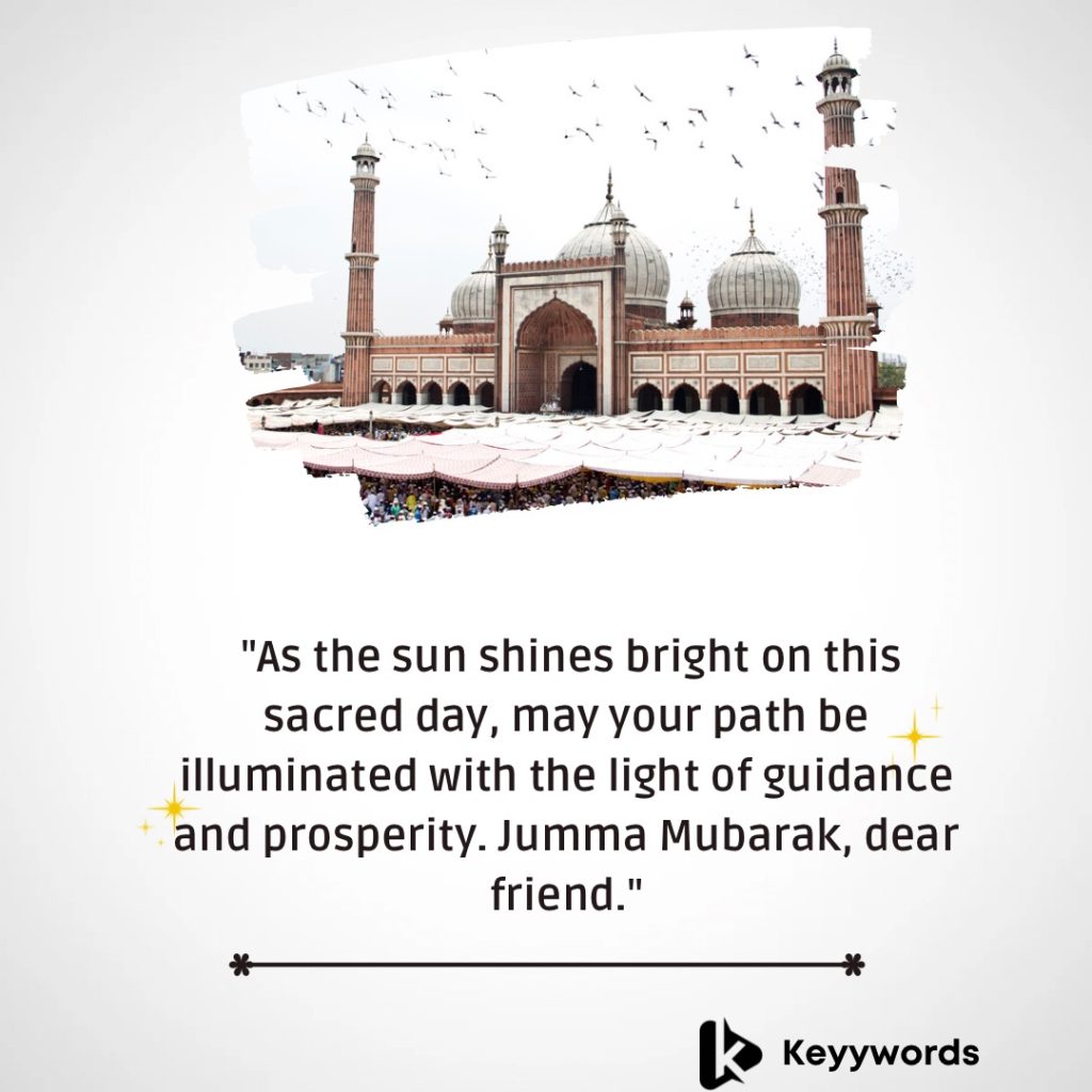 Jumma Mubarak quotes for friends