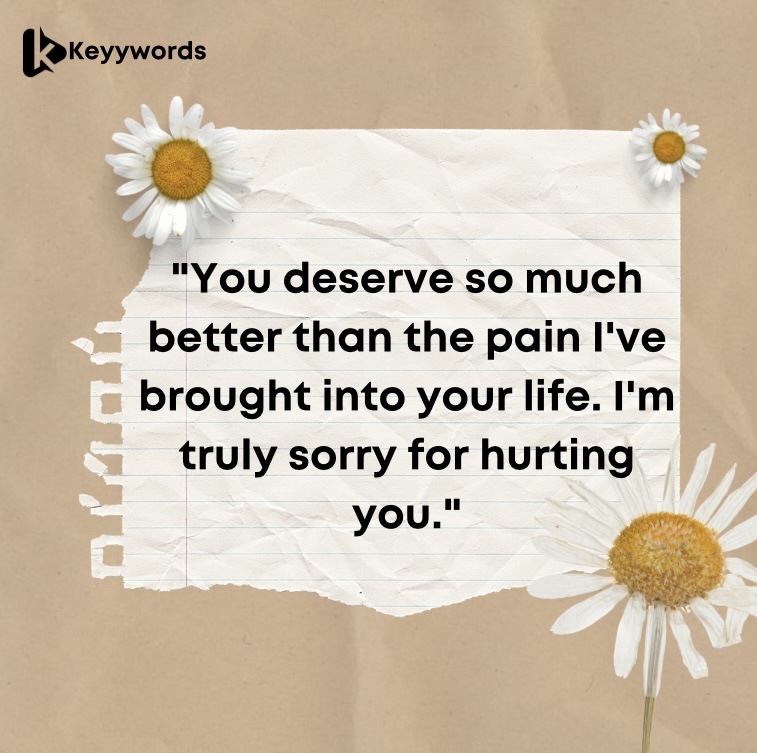 Sorry for Hurting You, Boyfriend Quotes