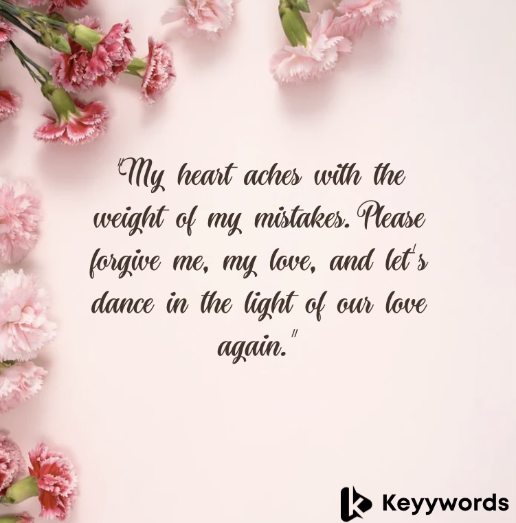 Romantic heart-touching sorry messages for your boyfriend