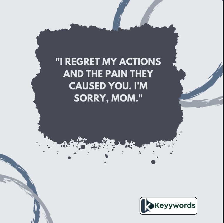 Sorry Messages to Mom