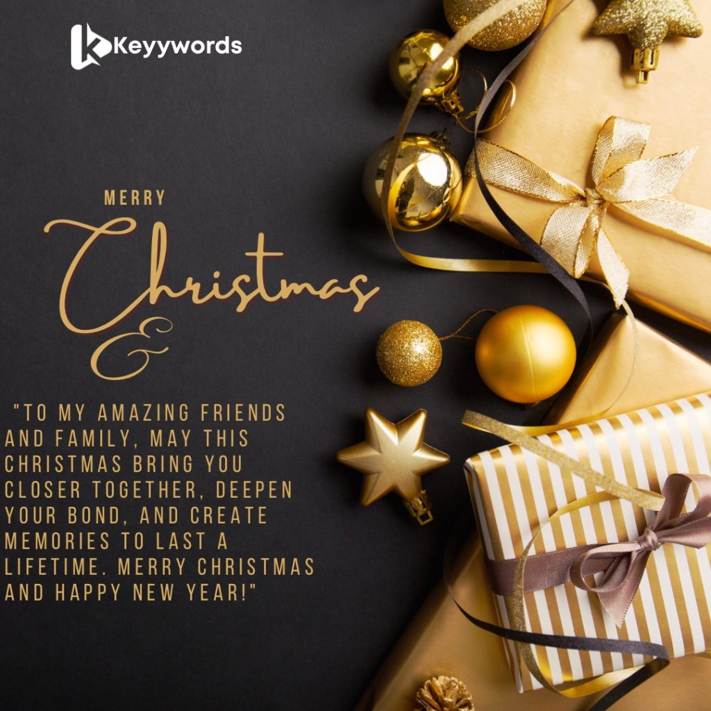 Merry Christmas greetings for friends