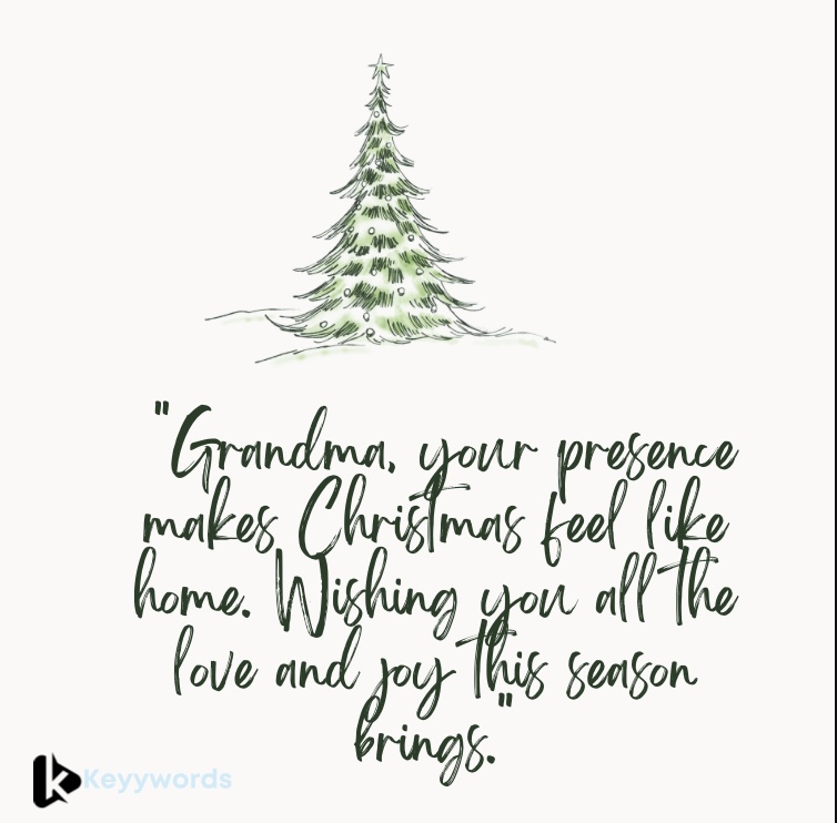 Happy Quotes to Write to Grandma on Christmas Day 