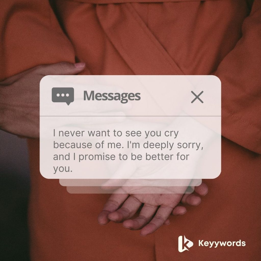 Heart-touching sorry messages for a girlfriend after a fight