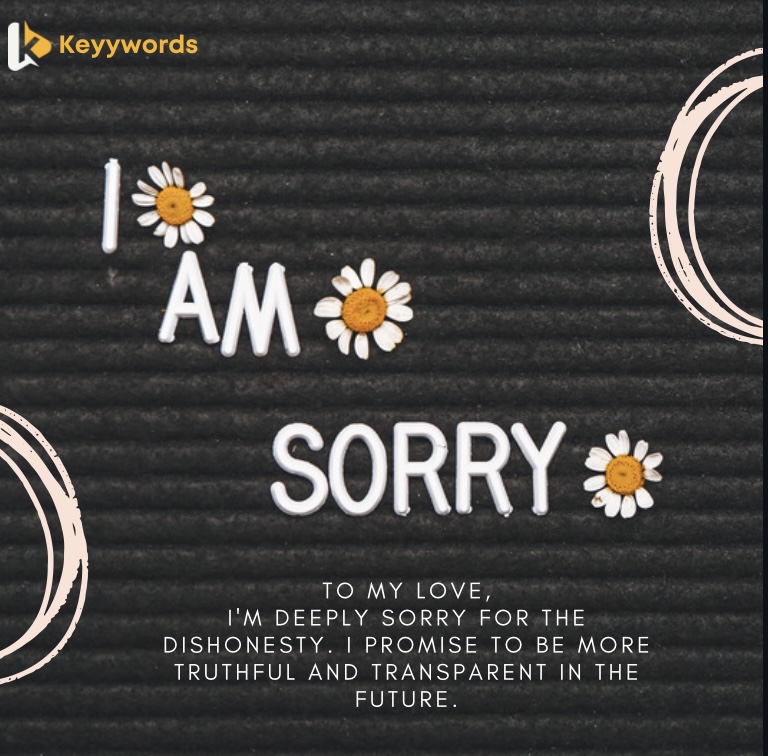 Apology Letter to Boyfriend for Lying That Will Melt His Heart