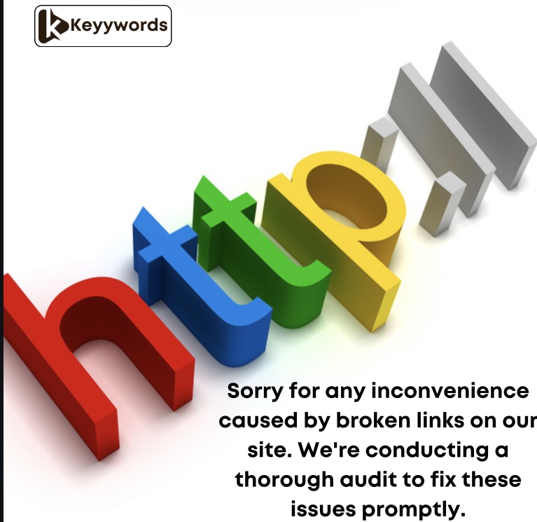 HTTP apology message for a regular visitor