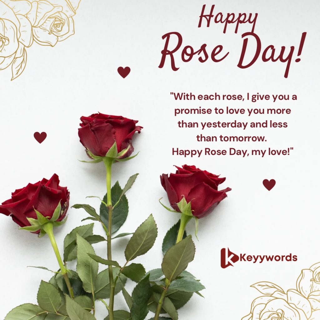 Happy Rose Day messages for your fiancé