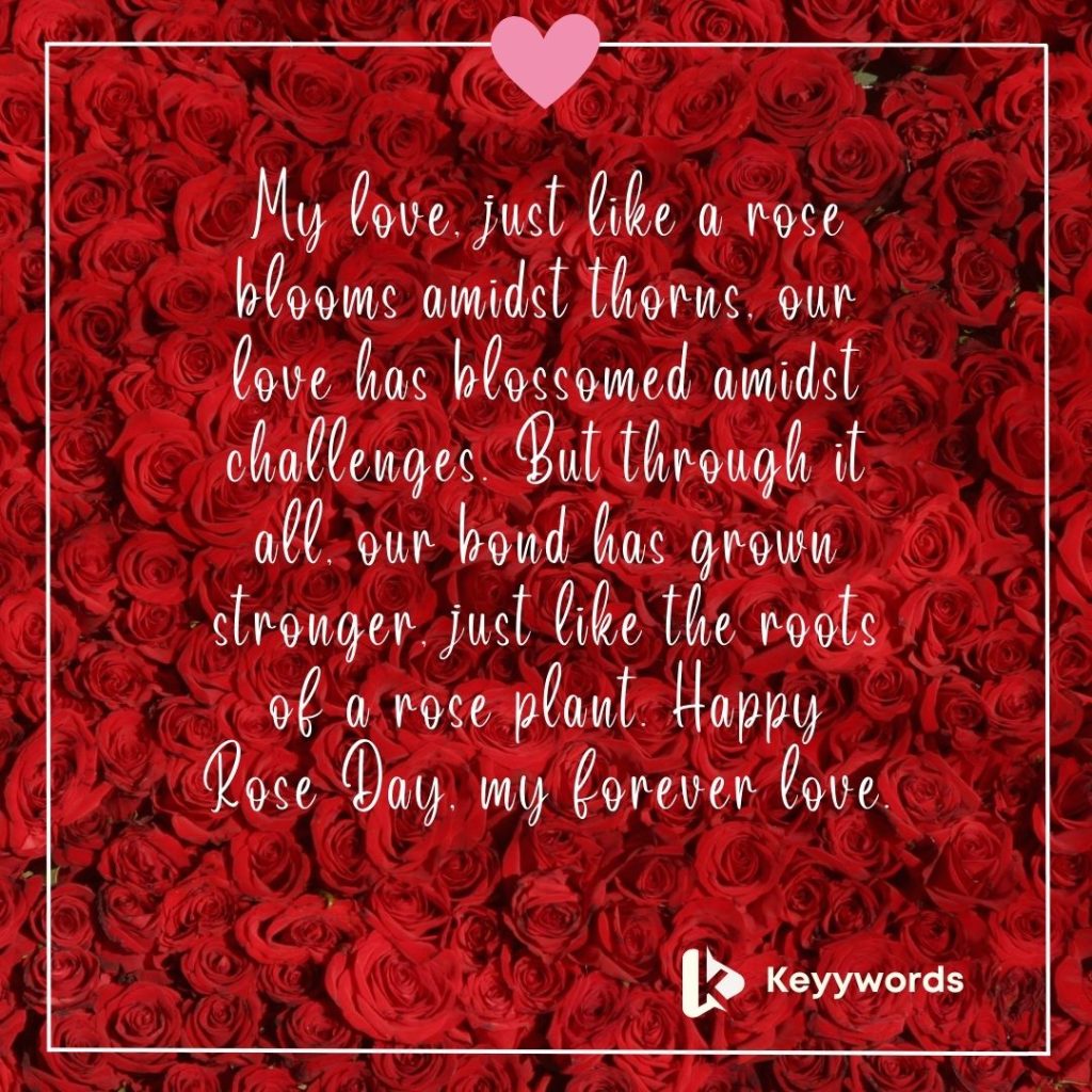 Long Rose Day Letter for Girlfriend