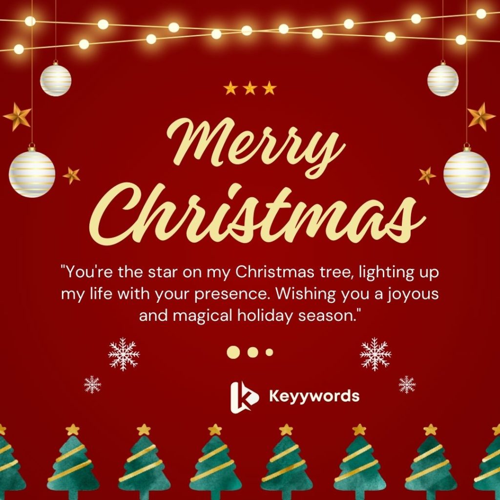 Merry Christmas Card Greetings for Your Girlfriend