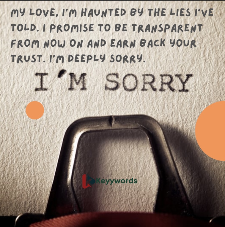 Heart-touching sorry messages to my boyfriend for lying