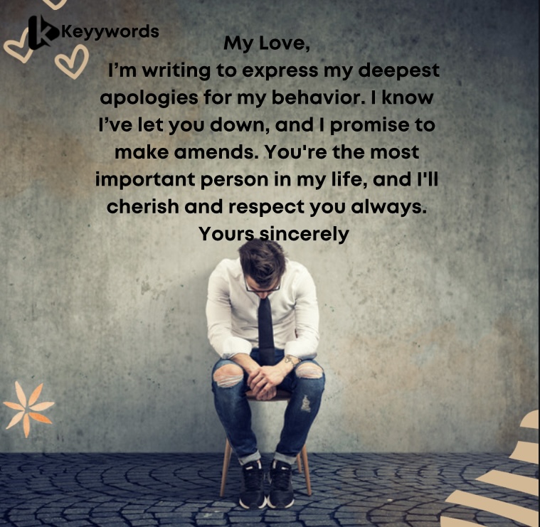 Heartwarming, Beautiful Apology Letter to Wife to Melt Her Anger