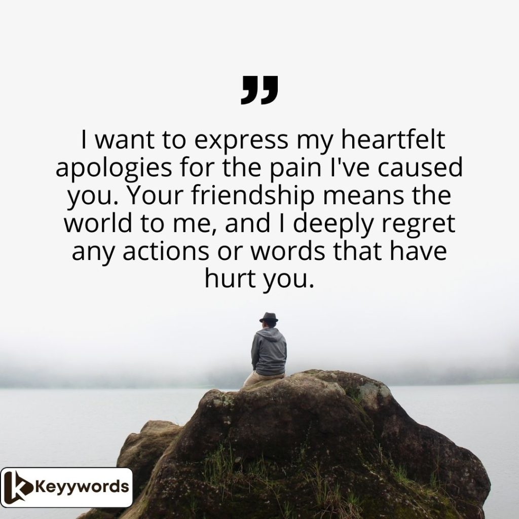 Apology paragraphs for your best friend