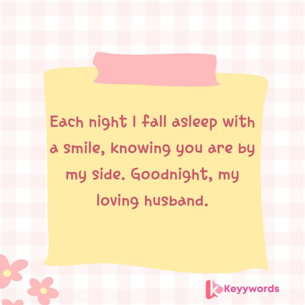 Best goodnight messages for husband 