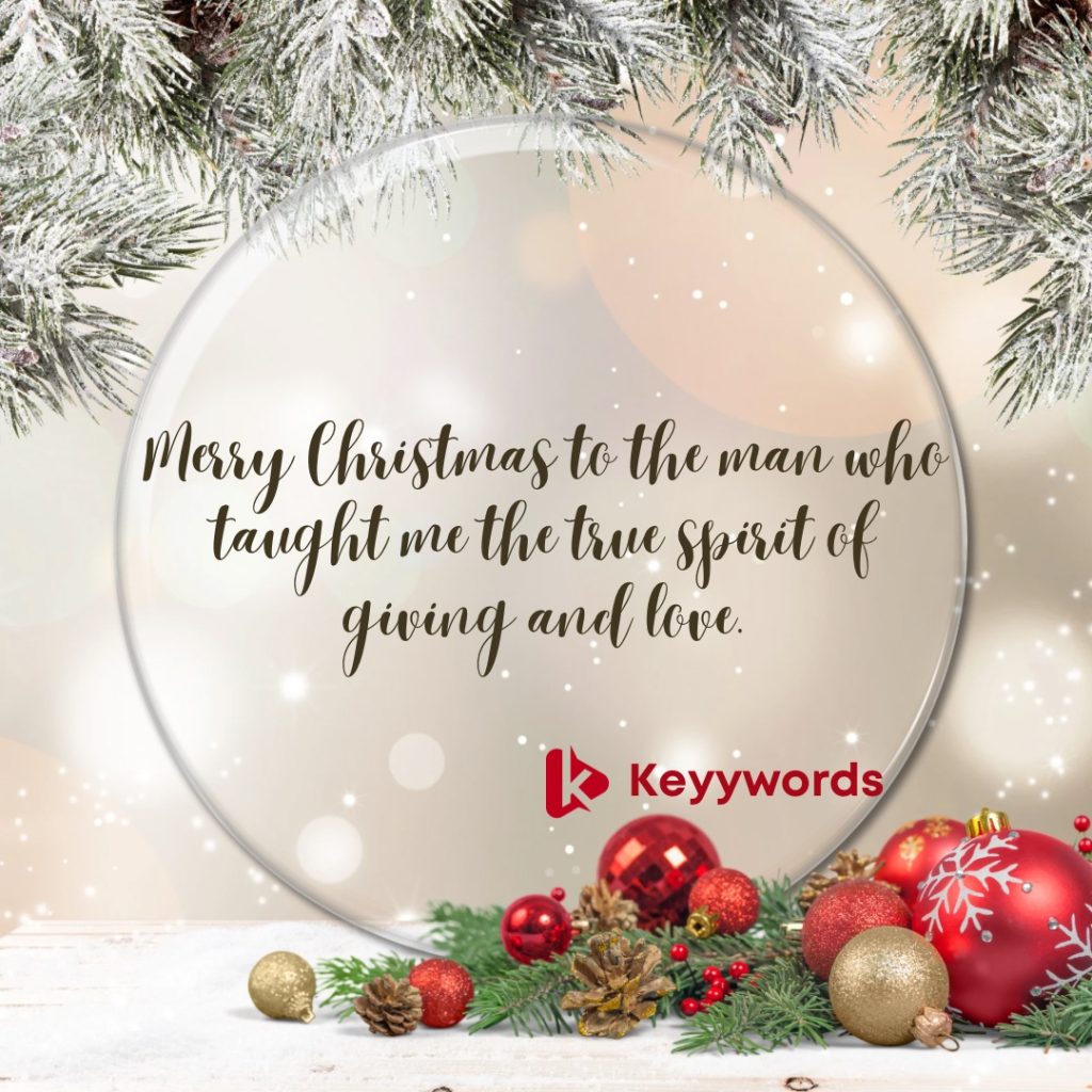 Merry Christmas wishes for Father